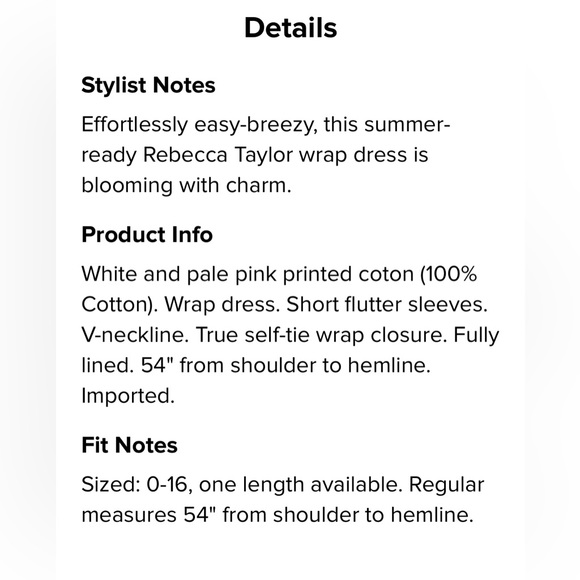 Lovely cotton wrap dress with pale floral pattern in gray & pink like new! - Picture 8 of 8